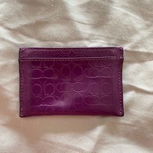 Coach Card Holder